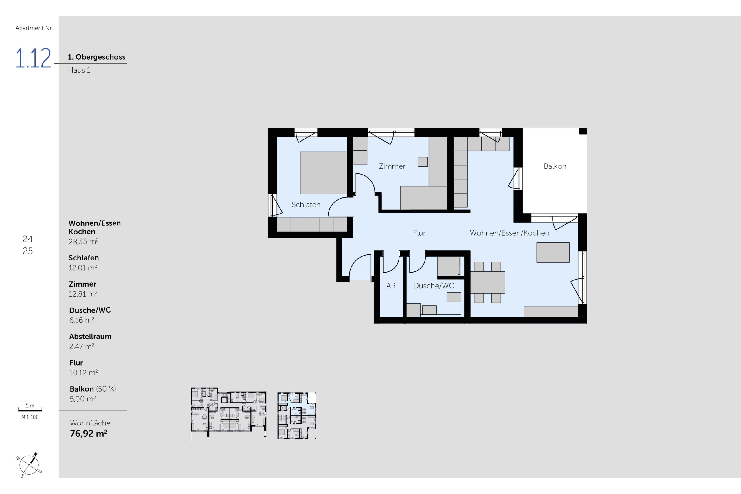 Wohnungsgrundriss Wellandstraße Apartment 1 – 1. OG Wohnungsgrundriss Wellandstraße Apartment 1 – 1. OG